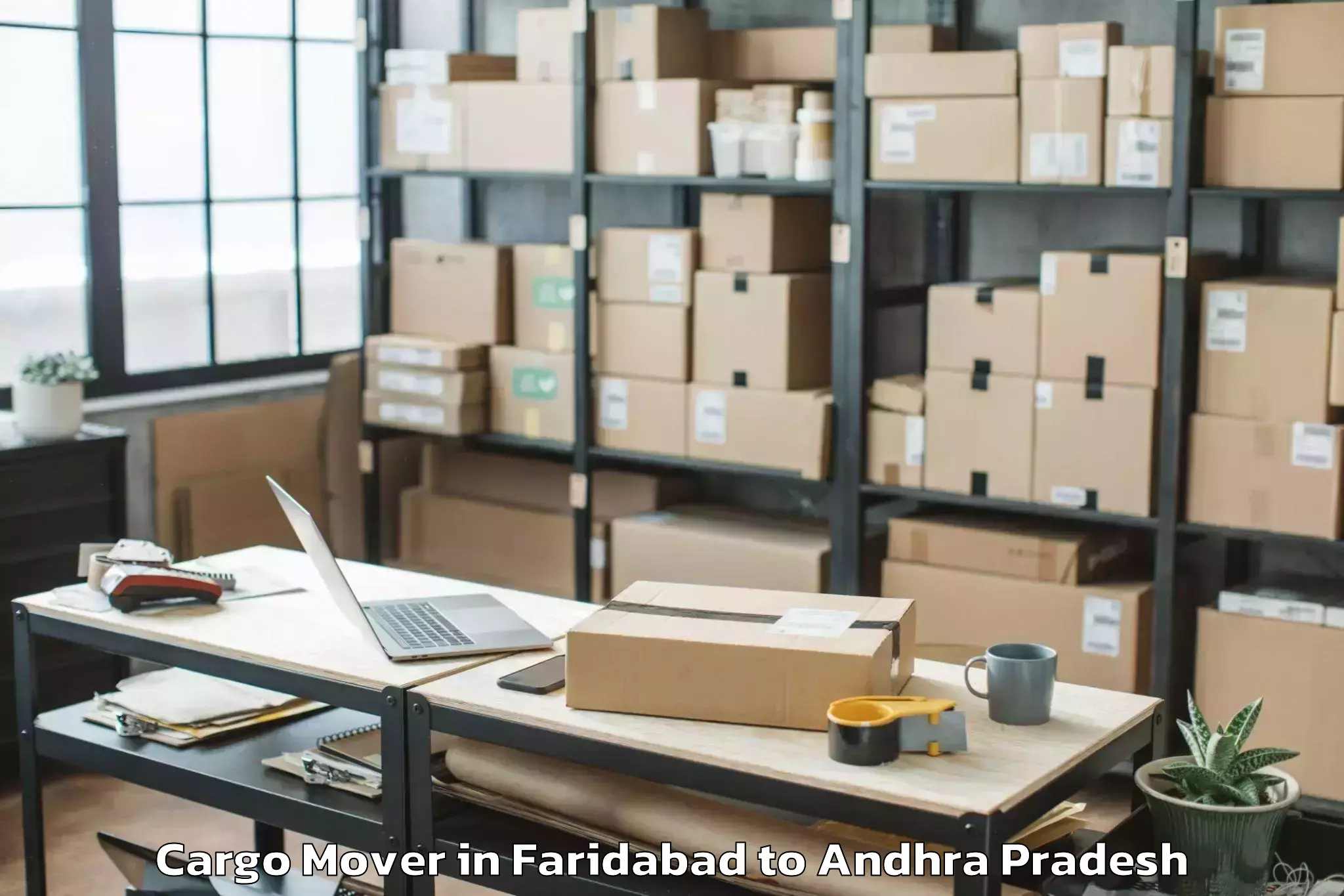 Affordable Faridabad to Machavaram Cargo Mover